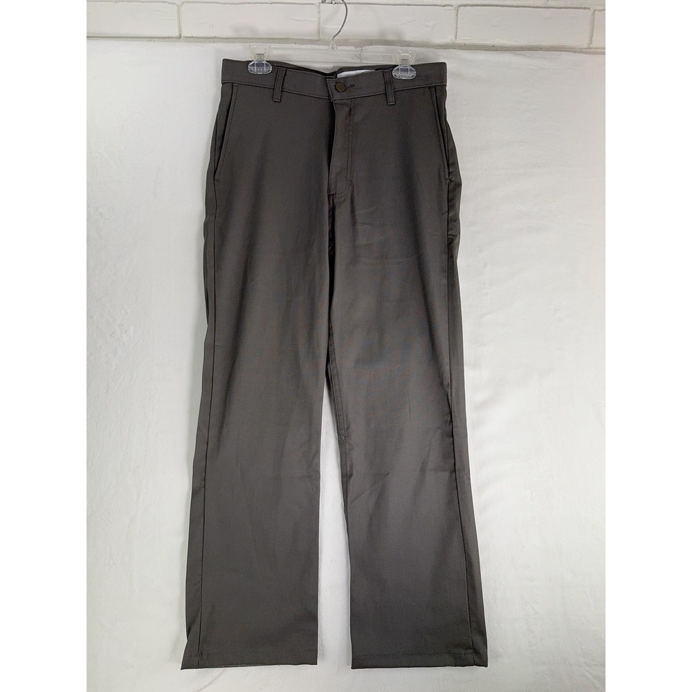 LAPCO FR Pants Mens 30x30 Gray Flame Resistant Work Chino Straight Leg Cotton
